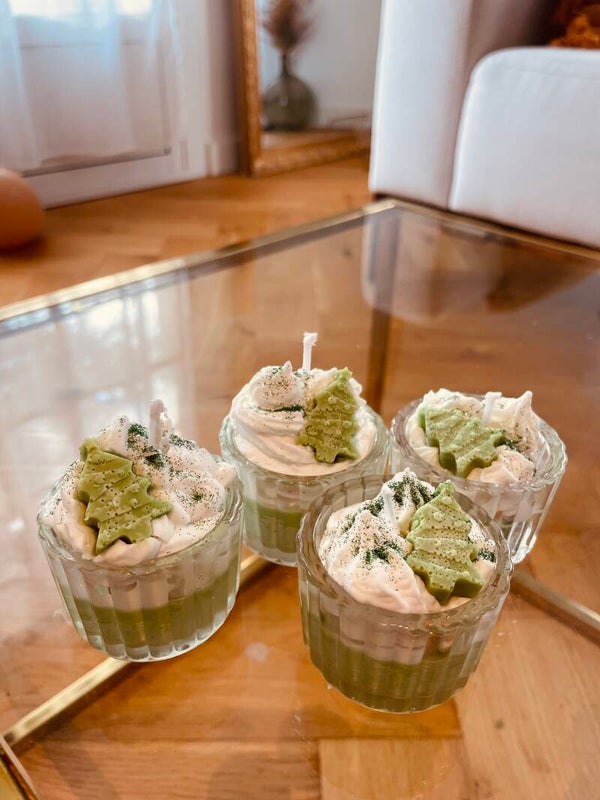 Bougies sapin de Noël