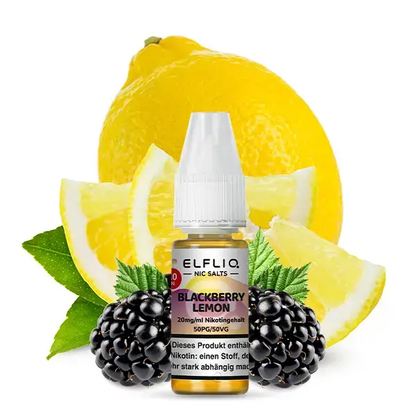 Elf Bar Elfliq 10ml - Blackberry Lemon - 20mg Nikotin - NIkotinsalz