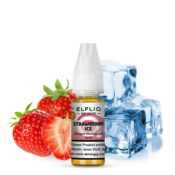 Elf Bar Elfliq 10ml - Strawberry Ice - mg Nikotin - Nikotinsalz
