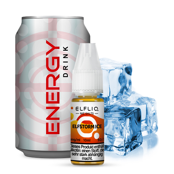 Elf Bar Elfliq 10ml- Elfstorm Ice - mg Nikotin - Nikotinsalz