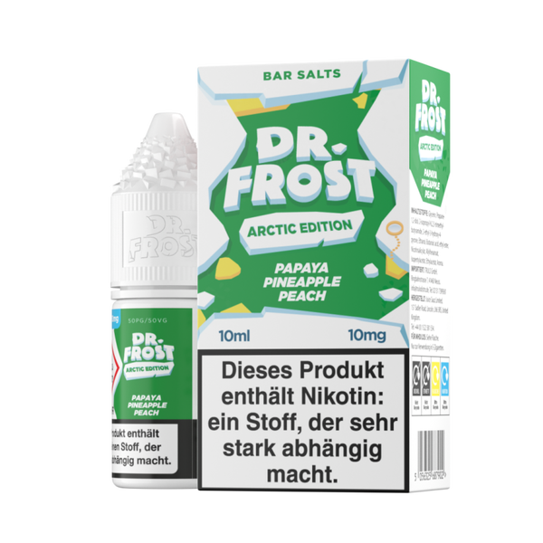 Dr. Frost Arctic Edition NicSalt, Papaya Pineapple Peach 10ml
