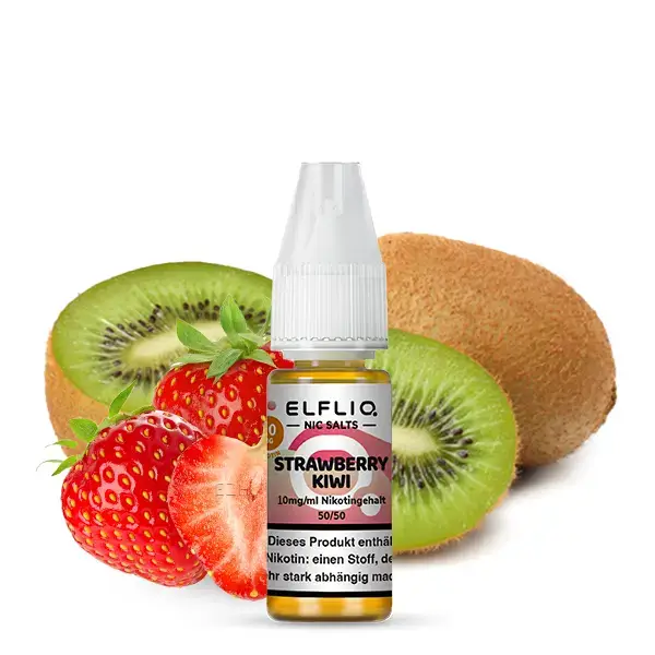 Elf Bar Elfliq 10ml - Strawberry Kiwi - mg Nikotin - Nikotinsalz