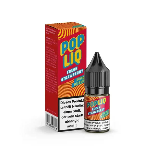 *NEU* PopLiq - Fresh Strawberry - Nikotinsalz - 10ml - 20mg/ml