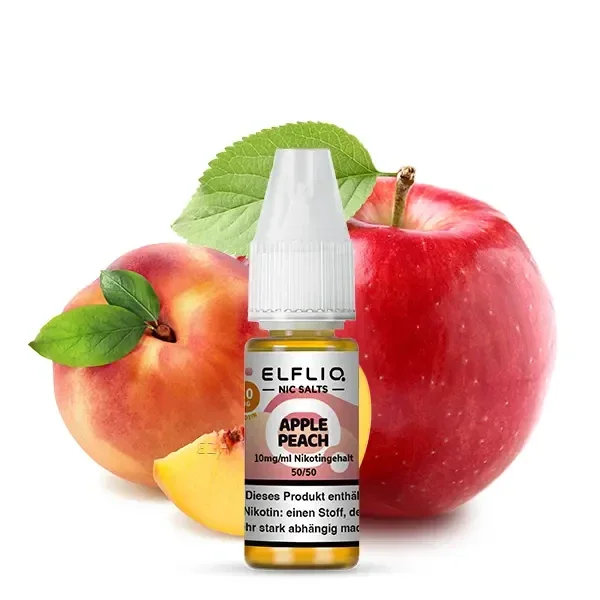 Elf Bar Elfliq 10ml - Apple Peach - mg Nikotin - Nikotinsalz