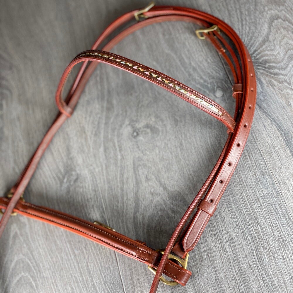 Nordic Horse komplette Trense hellbraun