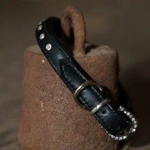 Nordic Horse Halsband mit weissen Steinchen