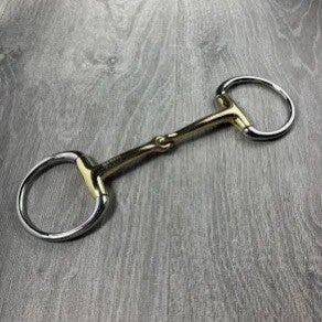 Nordic Horse einfach gebrochenes Olivenkopfgebiss Kupfer