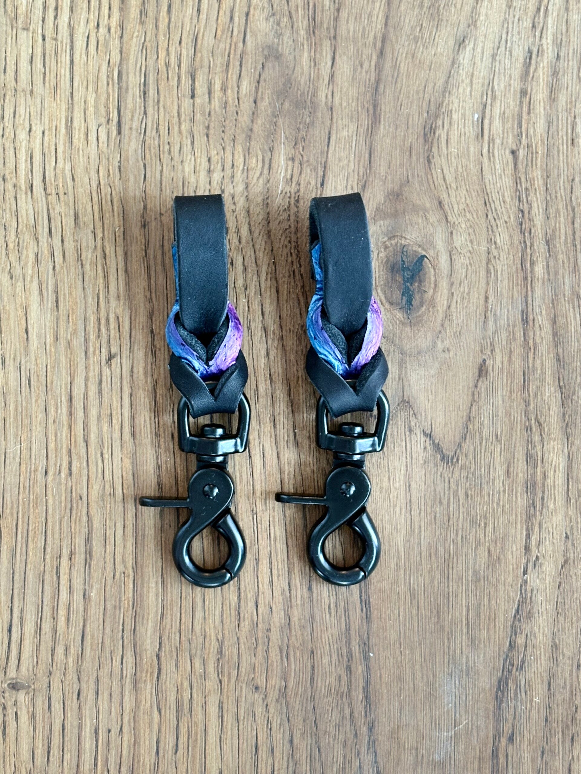 Melasól Steigbügelhalter Fischleder Rainbow