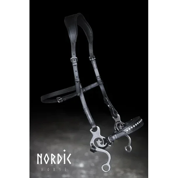 Nordic Horse Hackamore Seitenteil mit verdeckten Schnallen