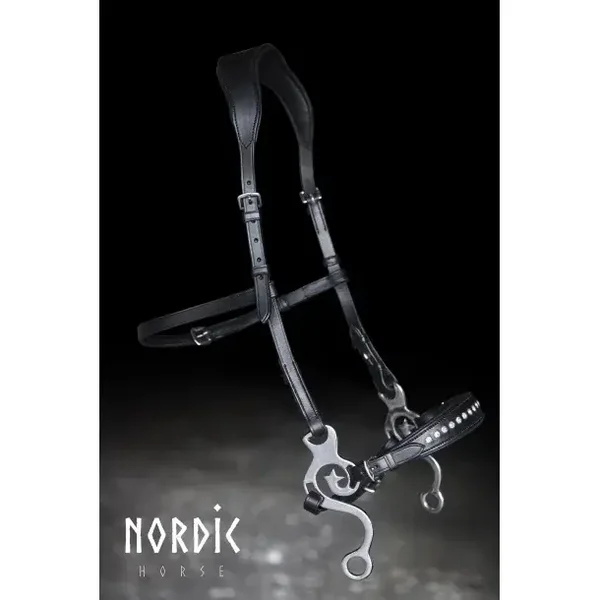 Nordic Horse Hackamore Seitenteil mit verdeckten Schnallen