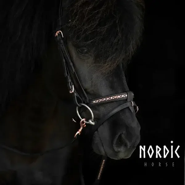 Nordic Horse engl Sperrhalfter roségold mix and match