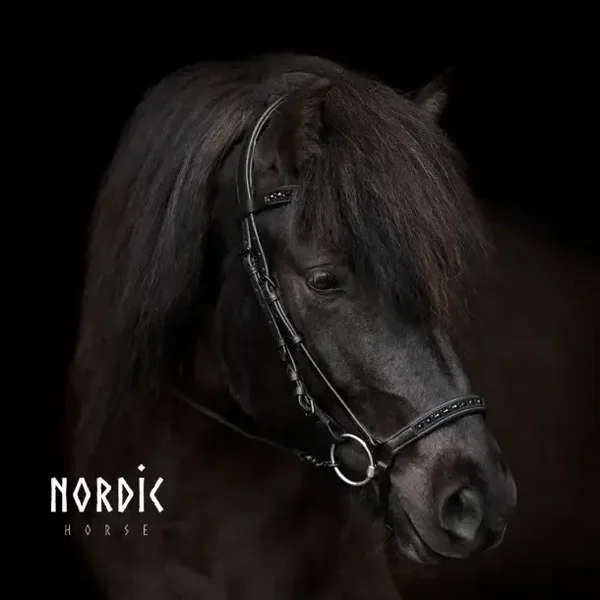 Nordic Horse Nasenriemen all black Mix and Match