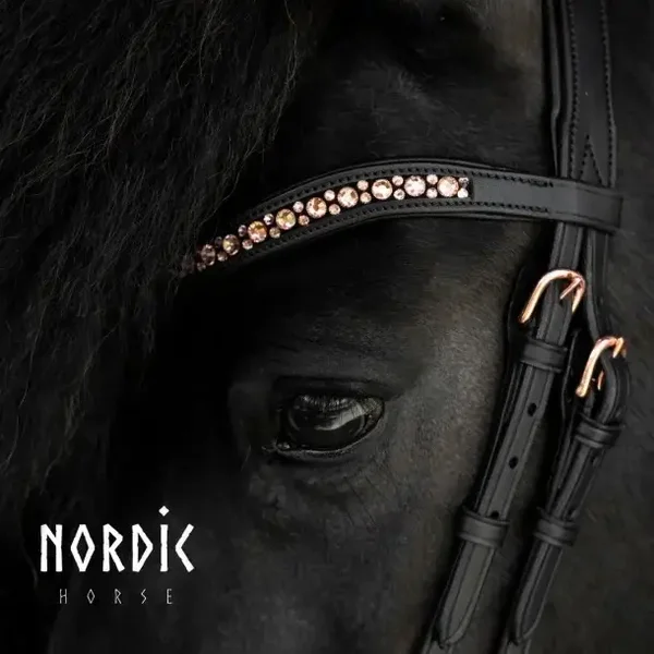 Nordic Horse Stirnriemen All Roségold mix and match