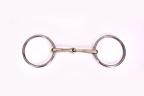 VALS einfach gebrochenes Messinggebiss mit großen Ringen