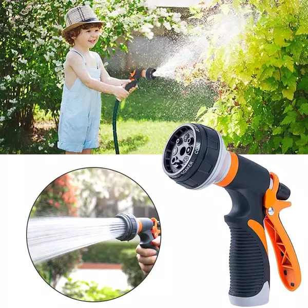 PISTOLET D'ARROSAGE À HAUTE PRESSION RÉGLABLE POUR L'ARROSAGE DE JARDIN