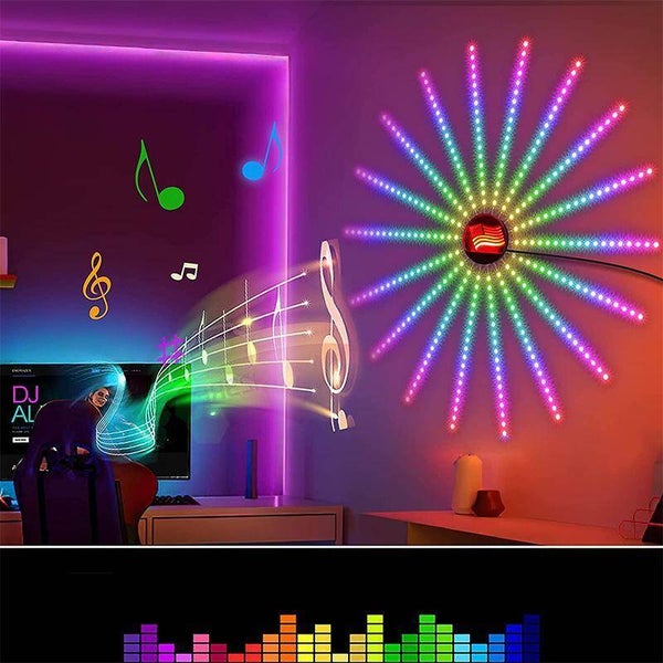 Lumières led de feu d'artifice