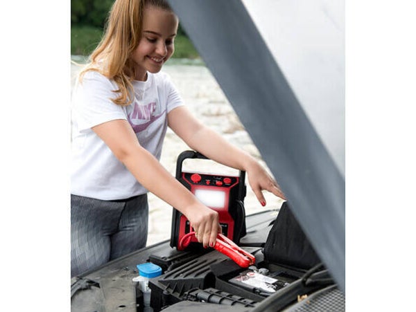 BATTERIE D'APPOINT 9000 MAH  300 A AVEC AIDE AU DÉMARRAGE ET COMPRESSEUR D'AIR