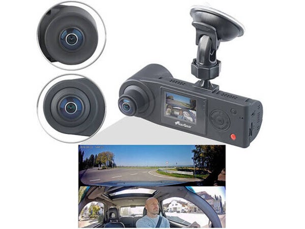 CAMÉRA EMBARQUÉE FULL HD 360° AVEC 2 CAMÉRAS ET ACCÉLÉROMÈTRE MDV-5500.DUAL