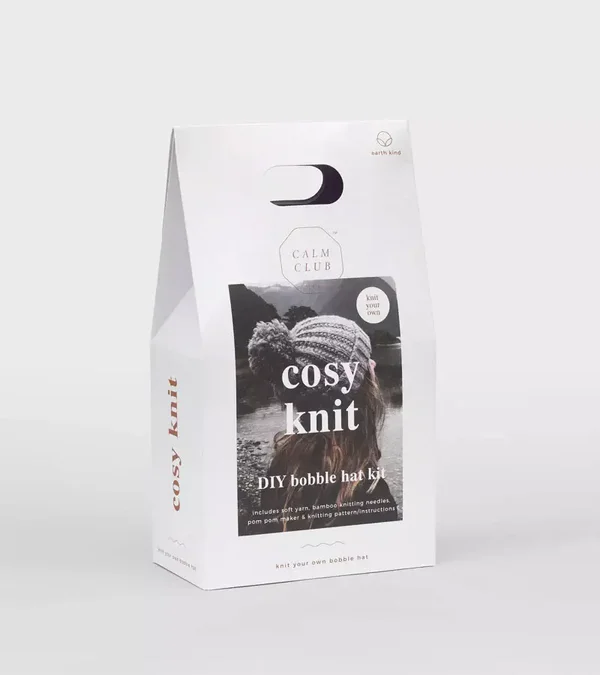 Kit tricot - Bonnet à pompon
