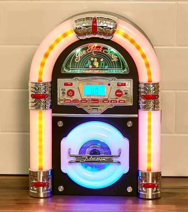 Jukebox rétro bluetooth années 60