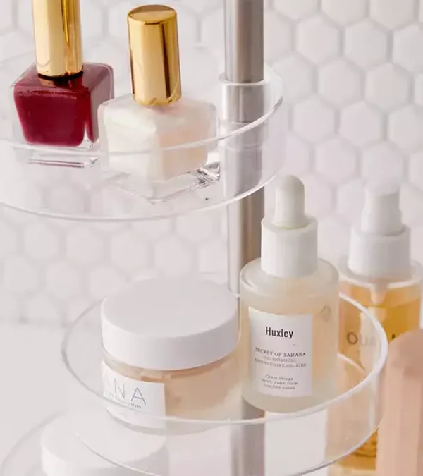 ORGANISATEUR DE COSMETIQUES TRANSPARENT