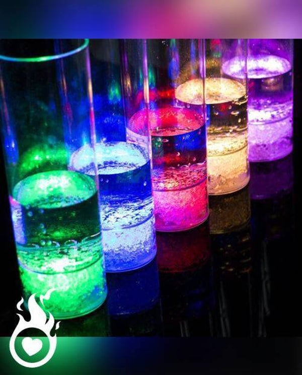 VERRE LUMINEUX LED PARTY