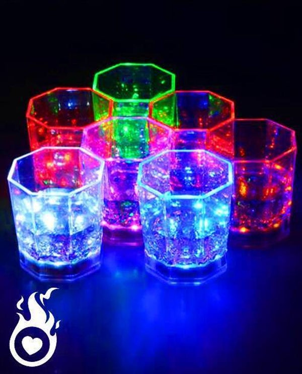 Verre lumineux led