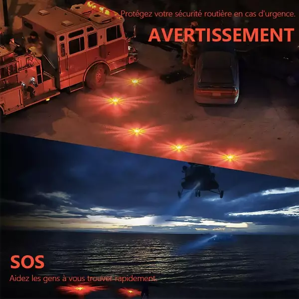 VOYANT D'AVERTISSEMENT CLIGNOTANT À LED
