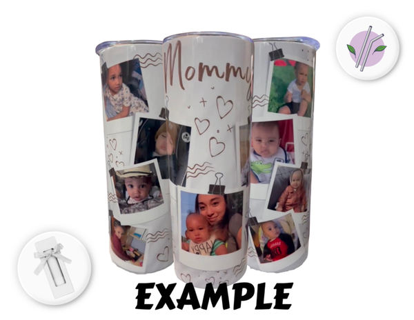 Personalized Portrait Frame 20oz Tumblers