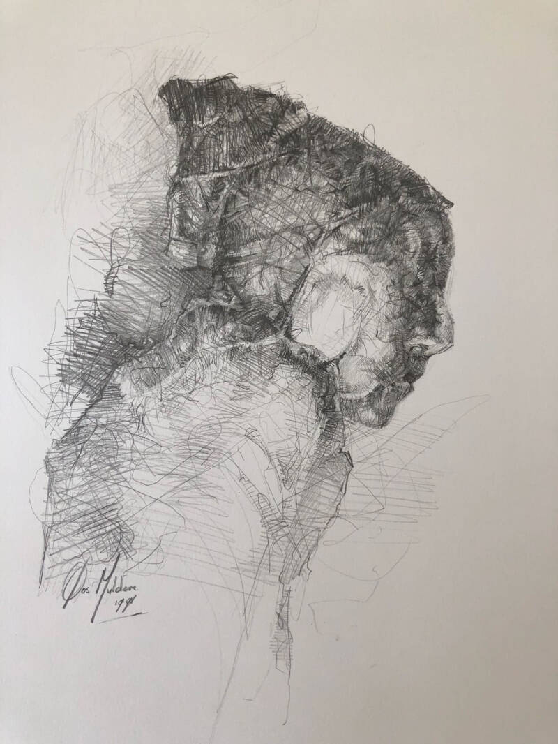 jos mulders potloodtekening