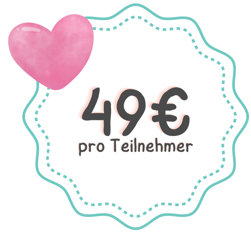 Preis für Eltern: 49 Euro pro Teilnehmer