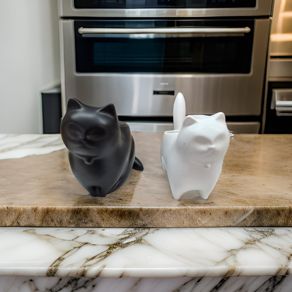 Teelichthalter Katzenset