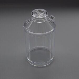 Melkbus 2-delig transparant kunststof 83x148mm