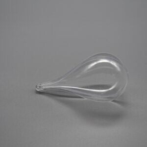 Druppel 18 cm 2-delig transparant kunststof met ophang gat