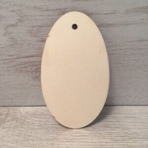 Ei met ophang gat hout