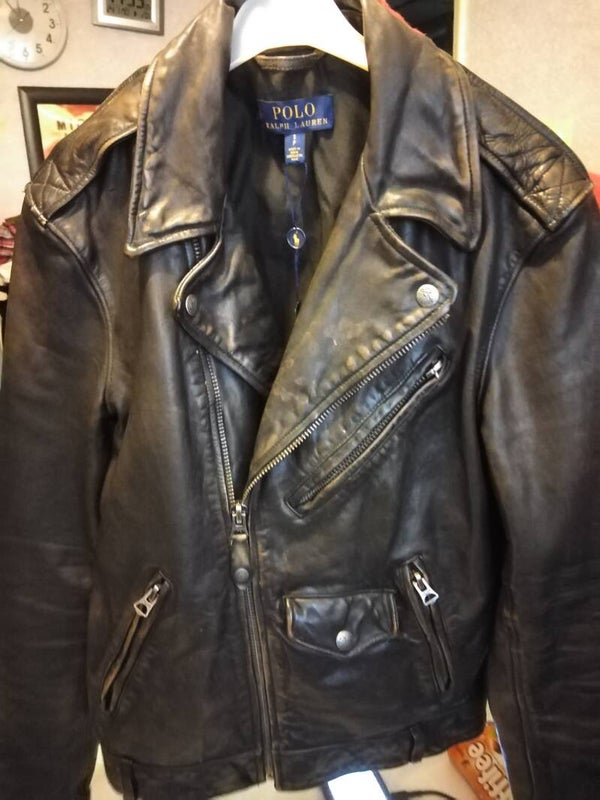 POLO RALPH LAUREN LEATHER JACKET