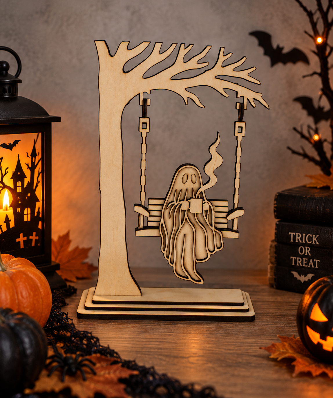 Halloween Schaukelfigur "Geist" - klein