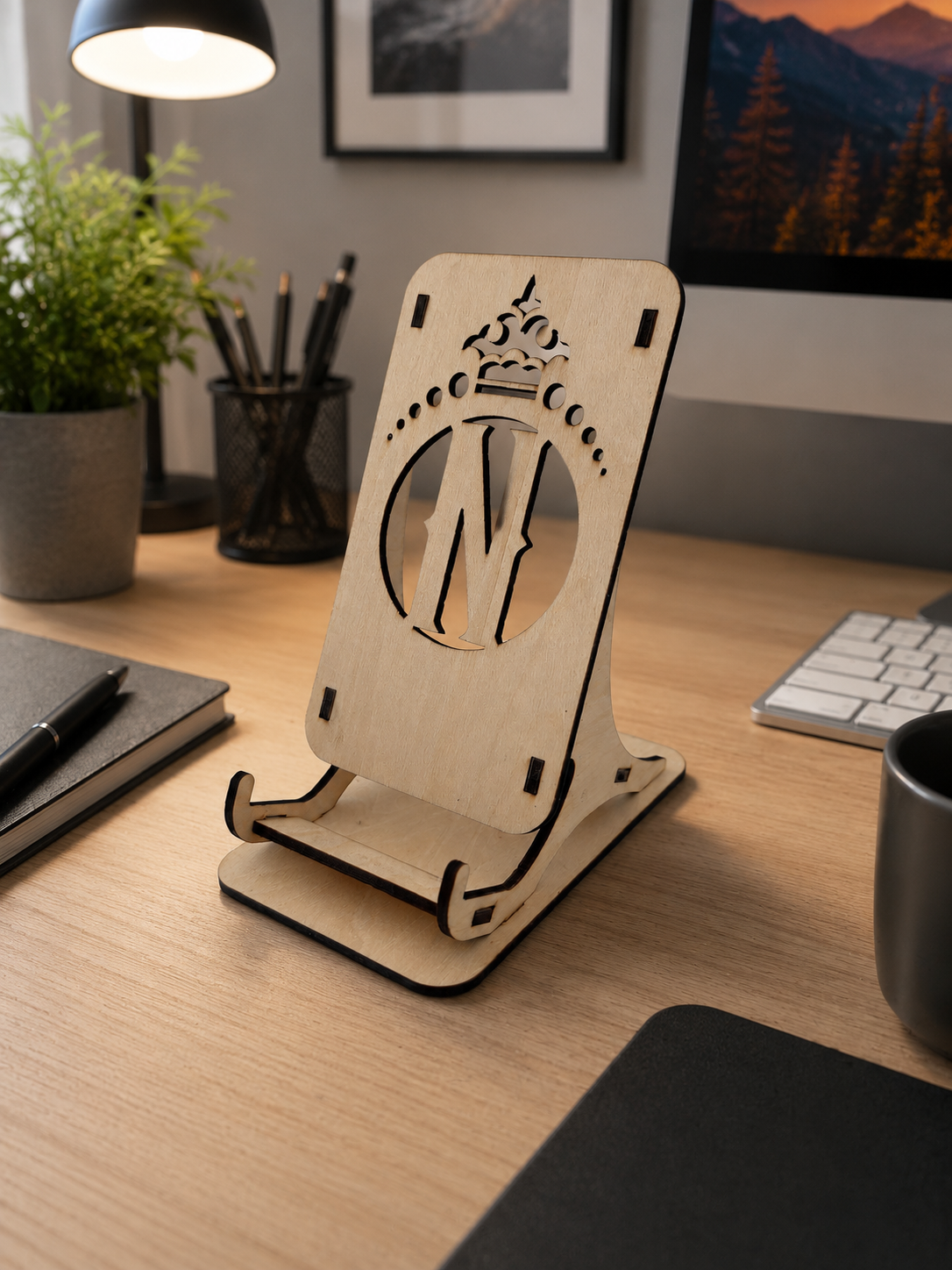 Handyhalter mit Initiale (A-Z)