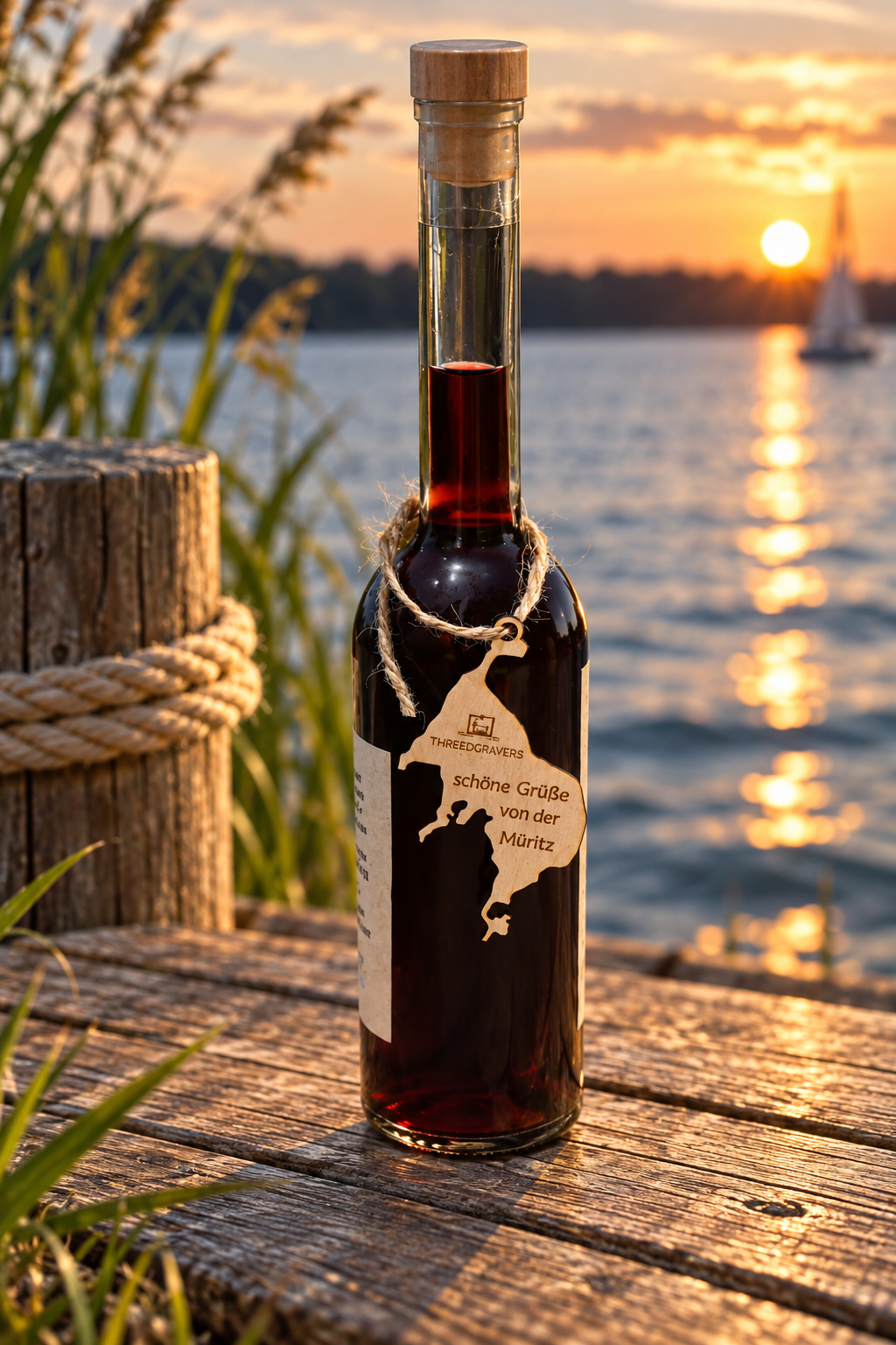 Müritz Anhänger inkl. Logo oder Motiv