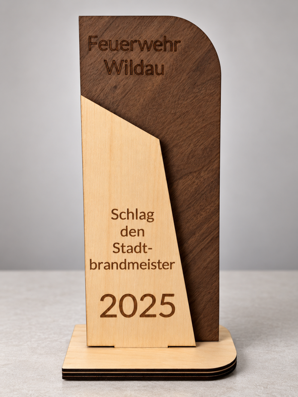 Einzelpokal Holz
