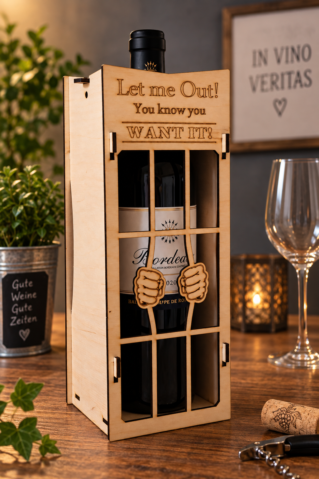Geschenkbox für Weinflaschen