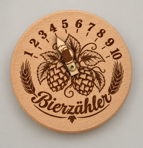 Trinkglasdeckel „Bierzähler“