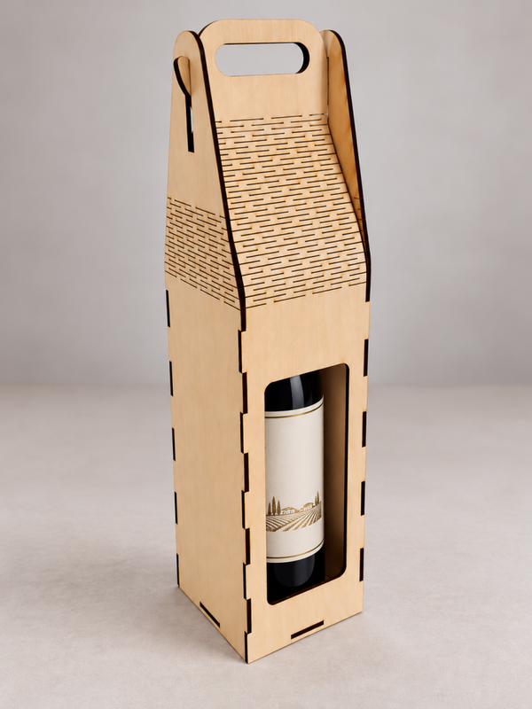 Große Flaschengeschenkbox