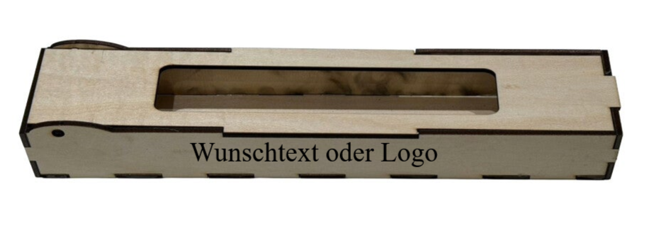 personalisierte Geschenkbox mit Wunschtext oder Logo