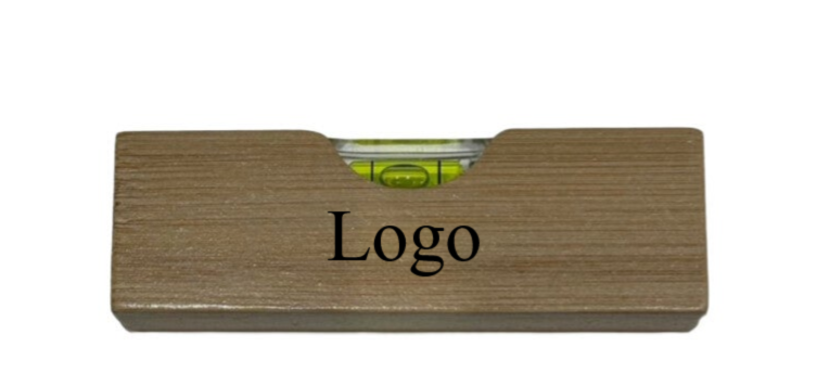personalsierte Wasserwaage mit Logo - optional mit beidseitiger Gravur