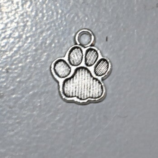 Anhänger Hundepfote ohne Gravur (Restposten)