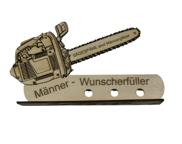 Geldgeschenk - Kettensäge