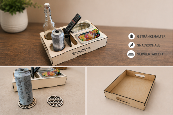 3in1 Snackbar inkl. Gravur