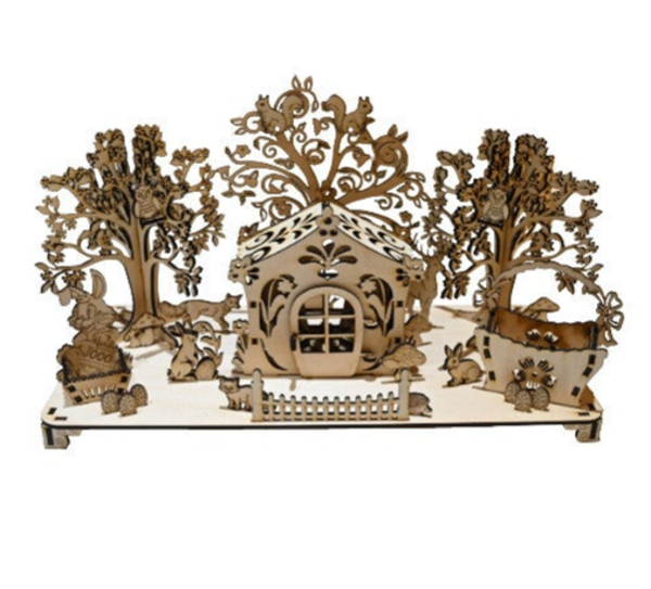 Osterhäuschen im Wald