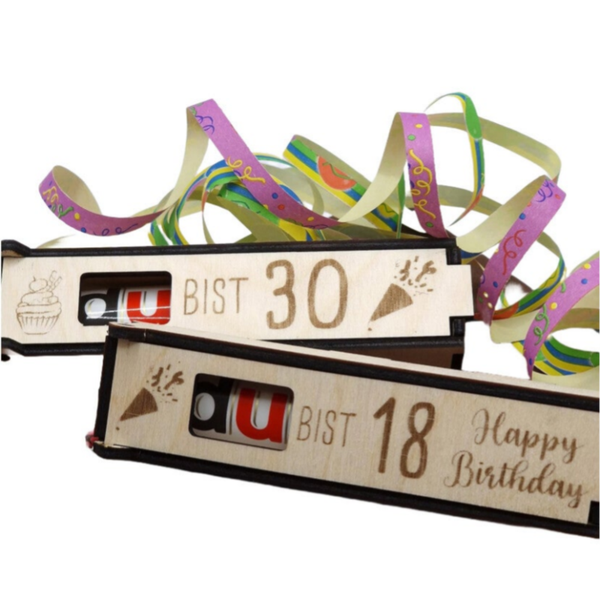 Duplo-Geschenkbox mit persönlicher Gravur